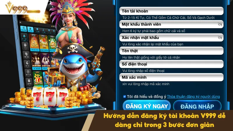 Đăng ký tài khoản nhanh giúp người chơi trải nghiệm ngay các trò chơi