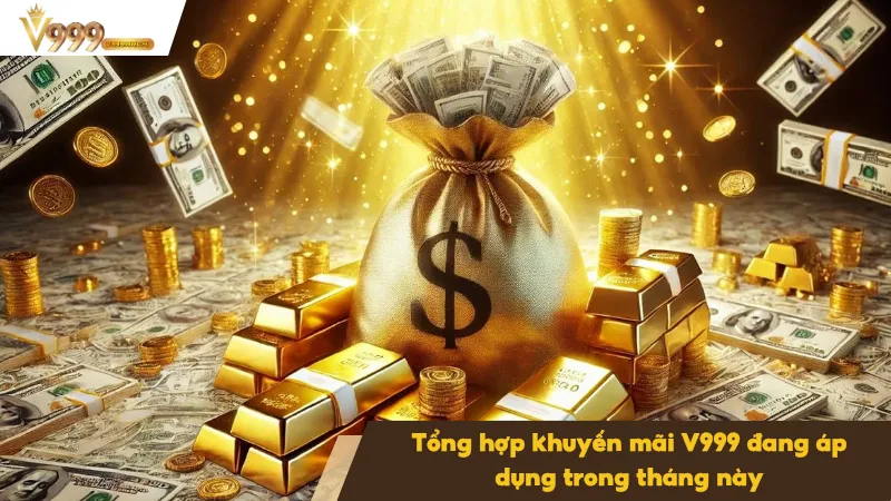 Khuyến mãi V999 tháng này đa dạng, trải dài từ nạp đầu đến hoàn trả